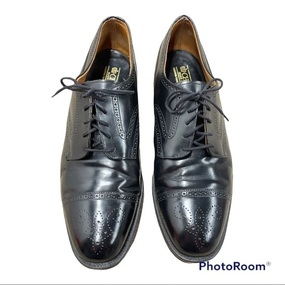 JOSEPH CHEANEY Black Leather Oxford Dress Shoes size 11 - Picture 3 of 15